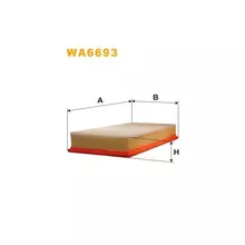WA6693 Фільтр повітряний [WIX]