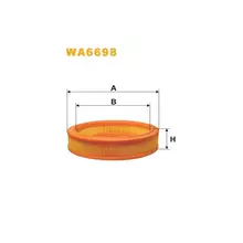 WA6698 Фільтр повітряний [WIX]