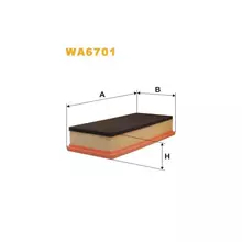 WA6701 Фільтр повітряний [WIX]