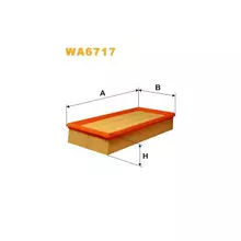 WA6717 Фільтр повітряний [WIX]