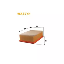 WA6741 Фільтр повітряний [WIX]