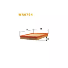 WA6764 Фільтр повітряний [WIX]