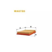 WA6780 Фільтр повітряний [WIX]