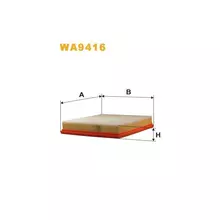 WA9416 Фільтр повітряний [WIX]