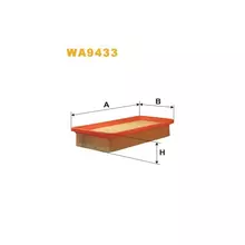 WA9433 Фільтр повітряний [WIX]