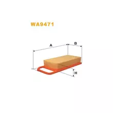 WA9471 Фільтр повітряний [WIX]