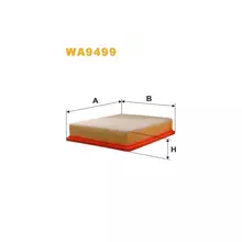 WA9499 Фільтр повітряний [WIX]