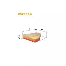 WA9514 Фільтр повітряний [WIX]