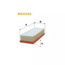 WA9580 Фільтр повітряний [WIX]
