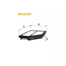 WA9587 Фільтр повітряний [WIX]