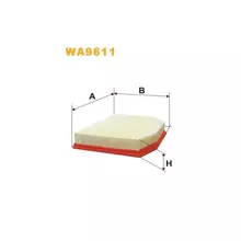 WA9611 Фільтр повітряний [WIX]