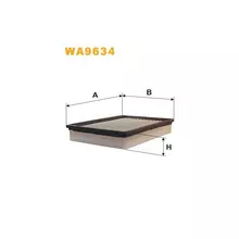 WA9634 Фільтр повітряний [WIX]