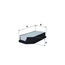 WA9709 Фільтр повітряний [WIX]