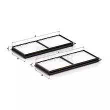 CU23001-2 Фільтр салону (фільтр кабіни) [MANN]