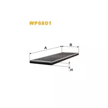 WP6801 Фільтр салону (фільтр кабіни) [WIX]
