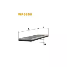 WP6809 Фільтр салону (фільтр кабіни) [WIX]