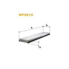 WP6816 Фільтр салону (фільтр кабіни) [WIX]