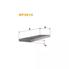 WP6819 Фільтр салону (фільтр кабіни) [WIX]