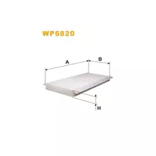 WP6820 Фільтр салону (фільтр кабіни) [WIX]