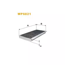 WP6821 Фільтр салону (фільтр кабіни) [WIX]