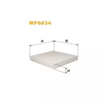 WP6834 Фільтр салону (фільтр кабіни) [WIX]