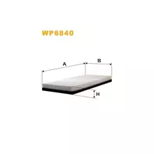 WP6840 Фільтр салону (фільтр кабіни) [WIX]