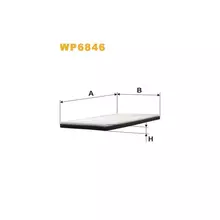 WP6846 Фільтр салону (фільтр кабіни) [WIX]
