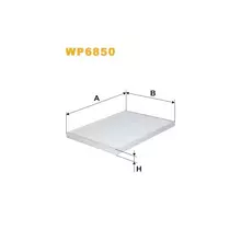 WP6850 Фільтр салону (фільтр кабіни) [WIX]
