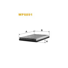 WP6891 Фільтр салону (фільтр кабіни) [WIX]