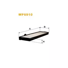 WP6910 Фільтр салону (фільтр кабіни) [WIX]