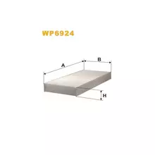 WP6924 Фільтр салону (фільтр кабіни) [WIX]