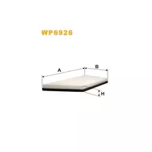 WP6926 Фільтр салону (фільтр кабіни) [WIX]