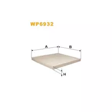 WP6932 Фільтр салону (фільтр кабіни) [WIX]