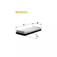 WP6934 Фільтр салону (фільтр кабіни) [WIX]