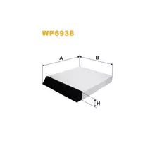 WP6938 Фільтр салону (фільтр кабіни) [WIX]