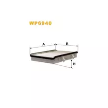 WP6940 Фільтр салону (фільтр кабіни) [WIX]