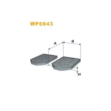 WP6943 Фільтр салону (фільтр кабіни) [WIX]