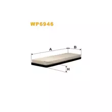 WP6946 Фільтр салону (фільтр кабіни) [WIX]