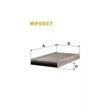 WP6957 Фільтр салону (фільтр кабіни) [WIX]