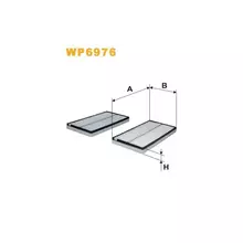 WP6976 Фільтр салону (фільтр кабіни) [WIX]