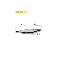 WP6980 Фільтр салону (фільтр кабіни) [WIX]