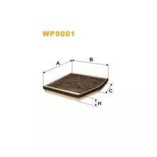 WP9001 Фільтр салону (фільтр кабіни) [WIX]
