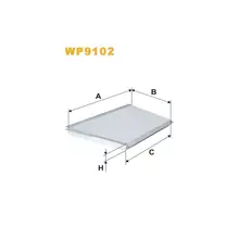 WP9102 Фільтр салону (фільтр кабіни) [WIX]