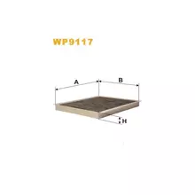 WP9117 Фільтр салону (фільтр кабіни) [WIX]