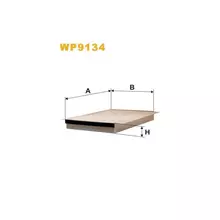 WP9134 Фільтр салону (фільтр кабіни) [WIX]