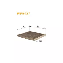 WP9137 Фільтр салону (фільтр кабіни) [WIX]