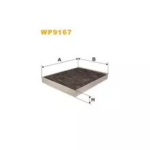 WP9167 Фільтр салону (фільтр кабіни) [WIX]