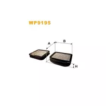 WP9195 Фільтр салону (фільтр кабіни) [WIX]