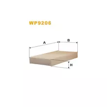 WP9206 Фільтр салону (фільтр кабіни) [WIX]