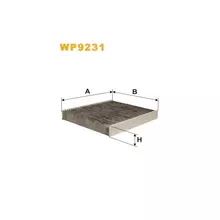 WP9231 Фільтр салону (фільтр кабіни) [WIX]